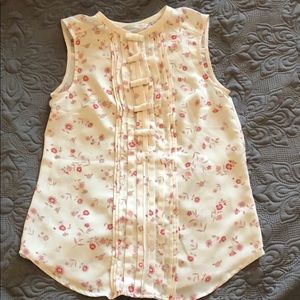 Lauren Conrad Floral Sleeveless Top
